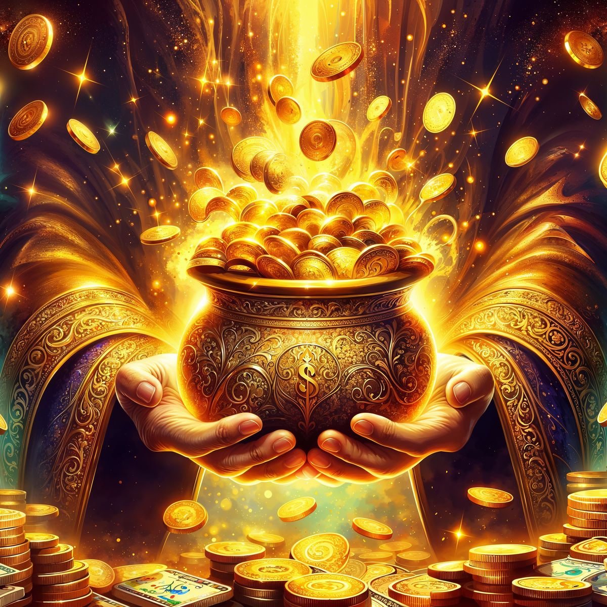 Slots ဂိမ်းအတွင်း Jackpot ပေါ်ပေါက်နေသောမြင်ကွင်း